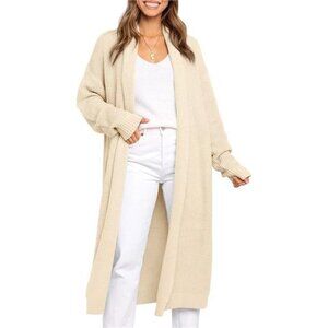 Long Cardigan Sweaters for Women Fall Trendy Oversized Open Front